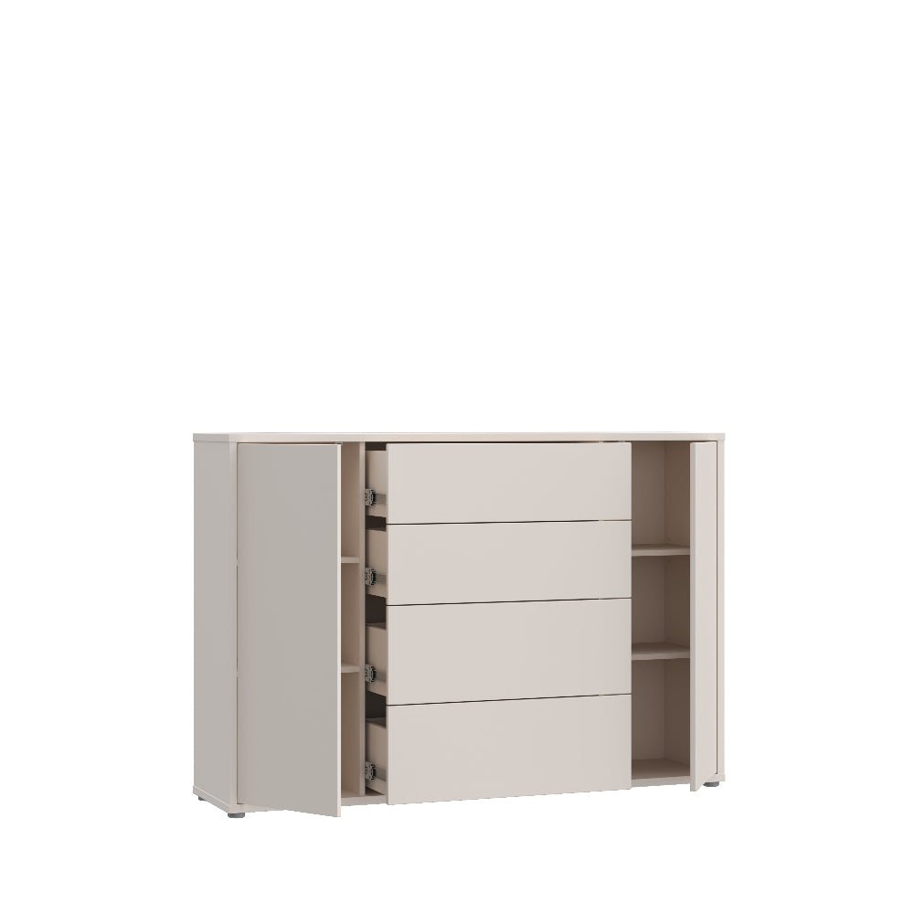 Komoda smėlio spalvos