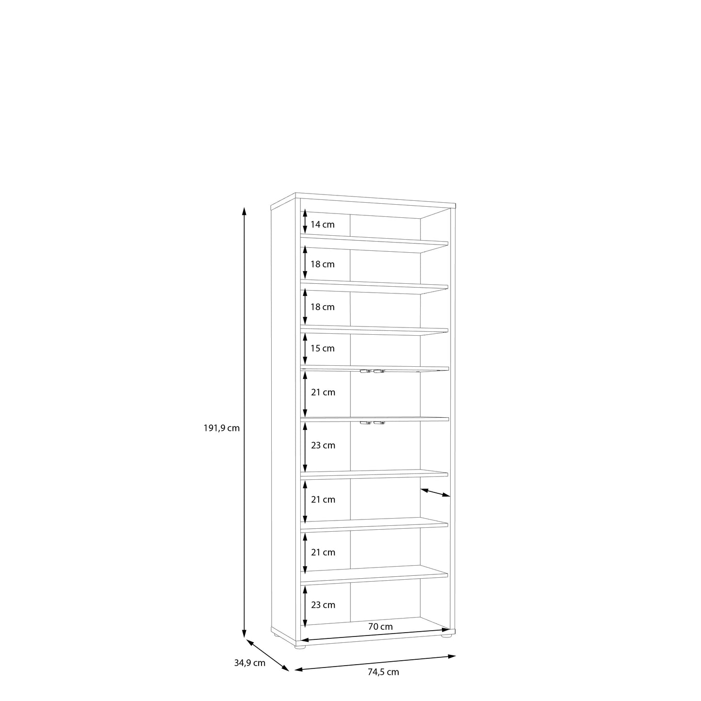 Batų spinta AC822-D78