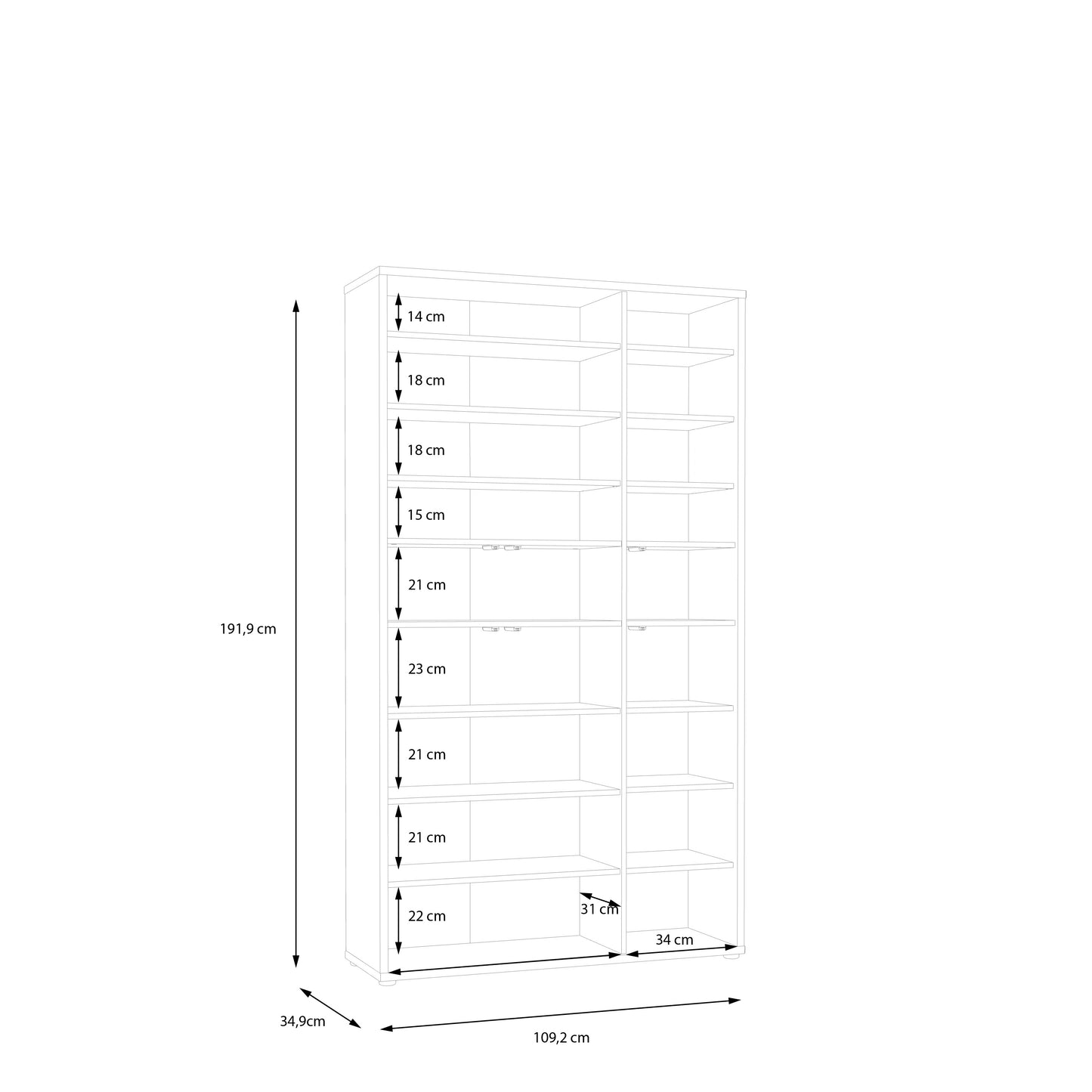Batų spinta AC832-U59