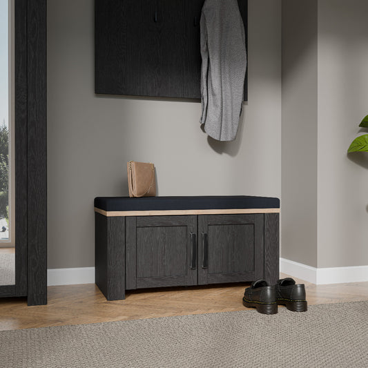 Batų dėžė Bohol juoda