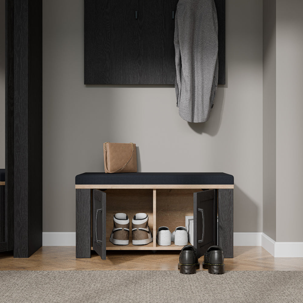 Batų dėžė Bohol juoda