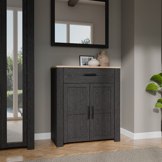 Batų spintelė Bohol juoda