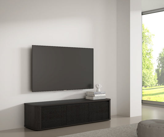 Tv staliukas Breathaker juodas