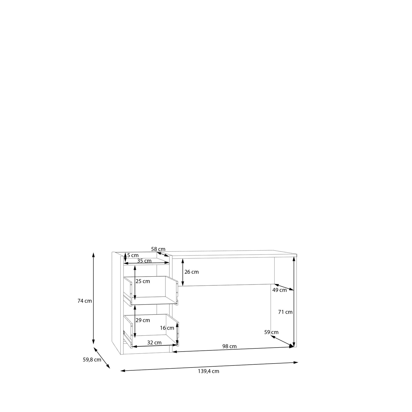 Rašomasis stalas COXIM