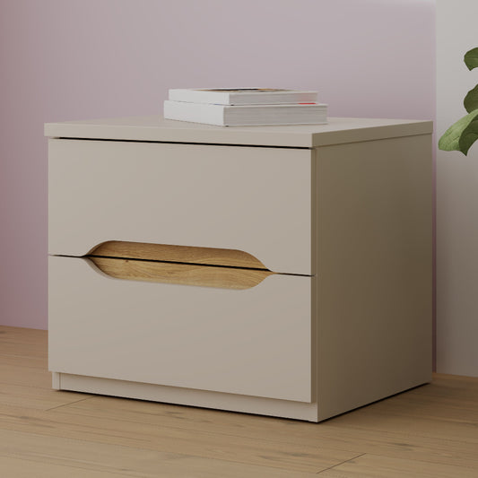 Edwal naktinė spintelė – smėlio spalvos