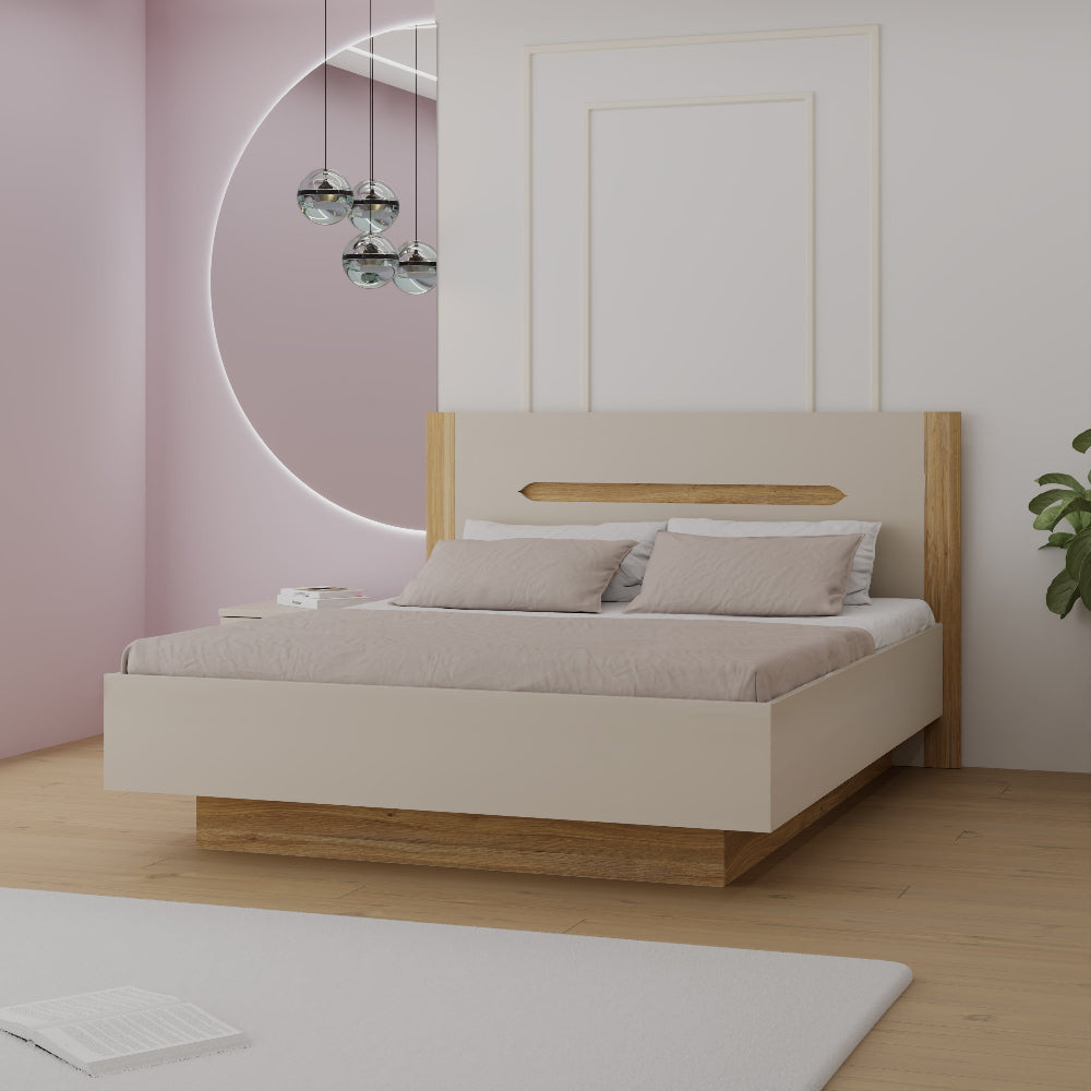 Edwal miegamojo lova – smėlio spalvo