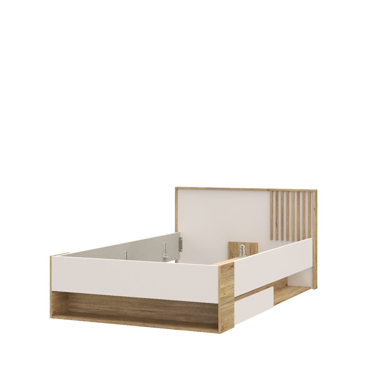 Lova Eliston smėlio ir ąžuolo spalvos