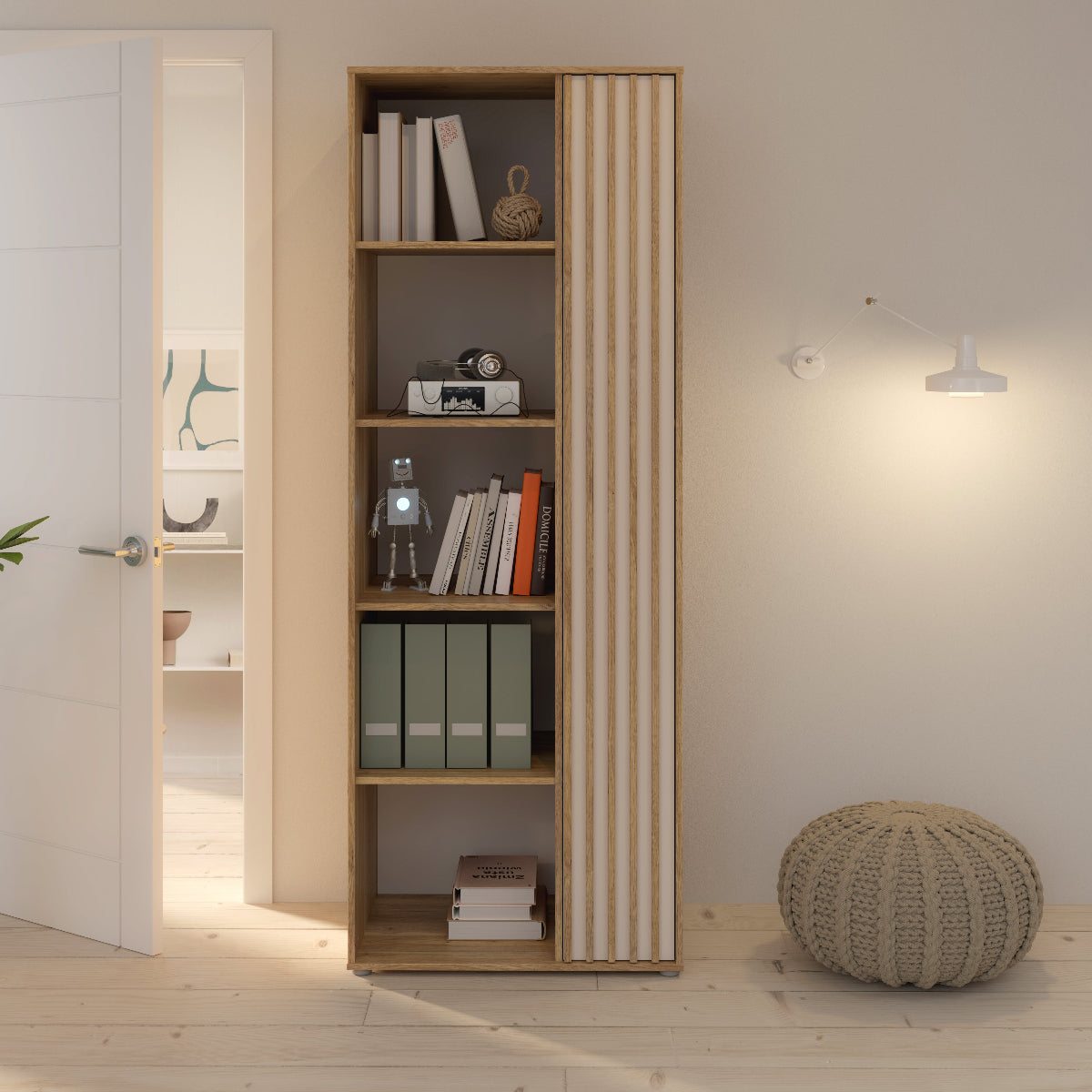 Eliston lentyna smėlio ir ąžuolo spalvos