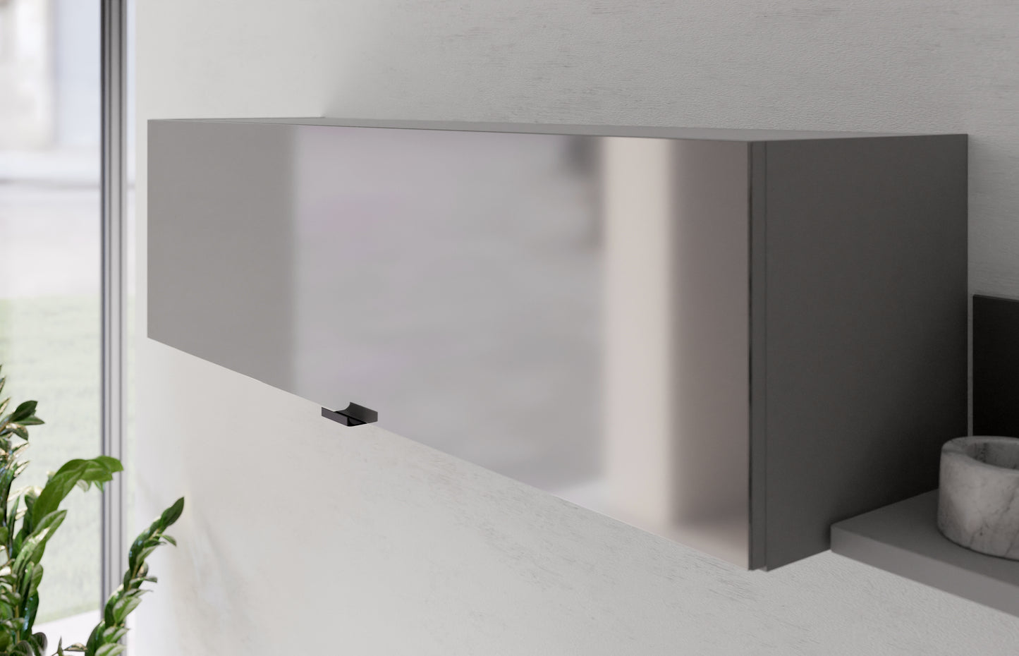 Pakabinama spintelė POOLE Gray 121