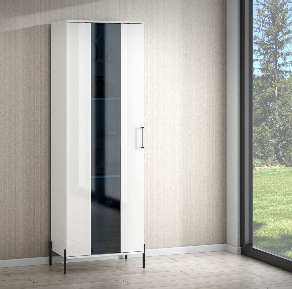 Elzzan vitrina balta blizgi