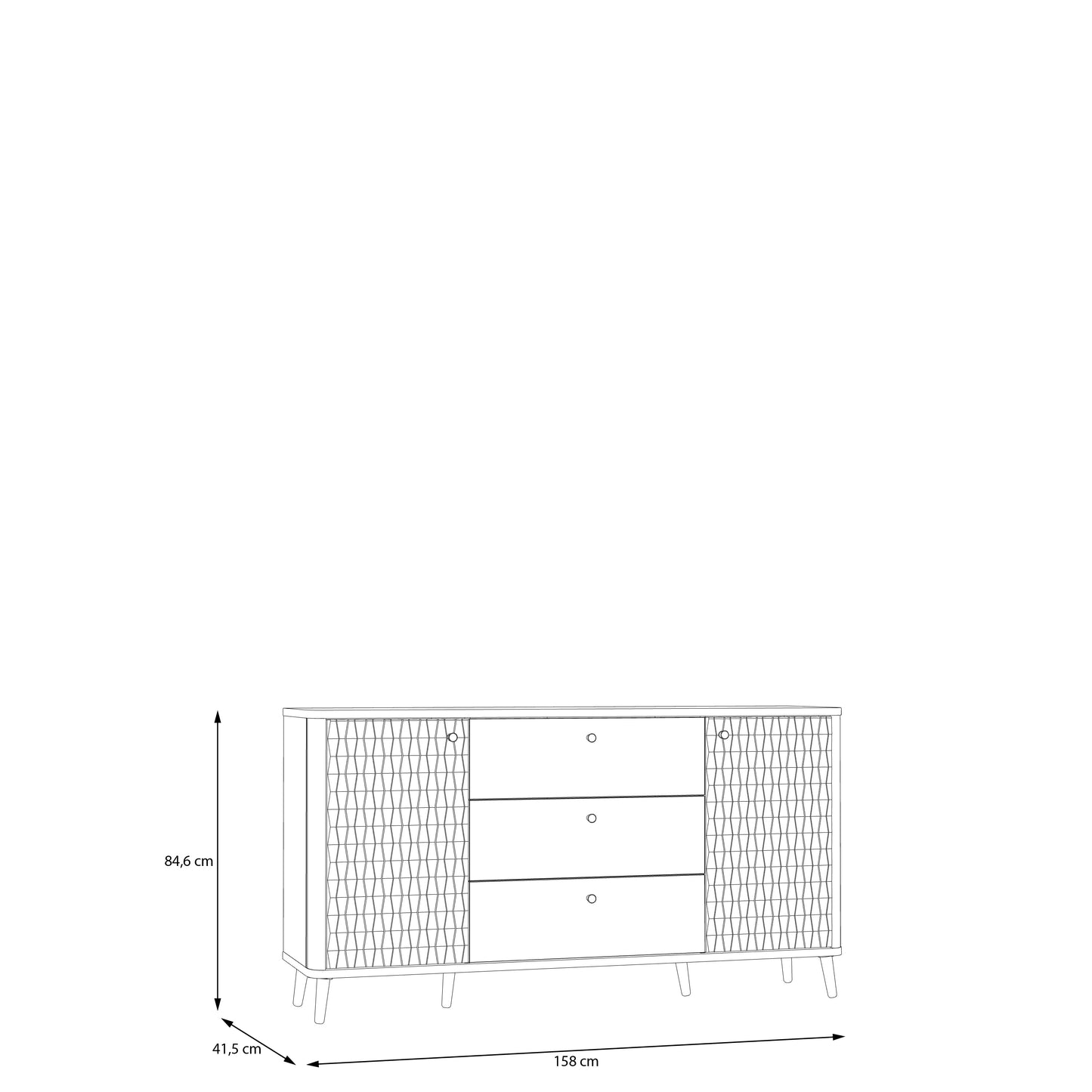 #Lefkadas balta komoda# - #Maxibaldai#