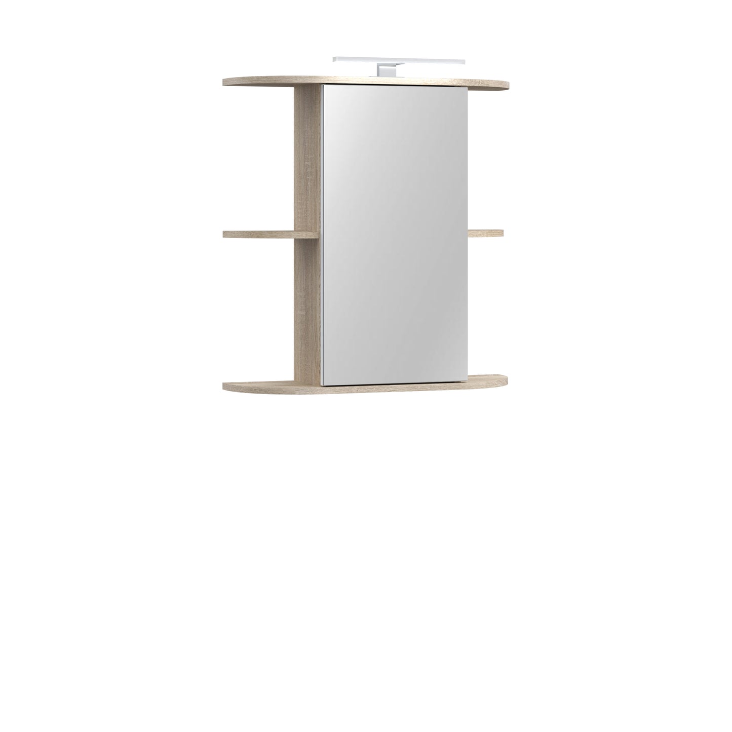 Pakabinama vonios spintelė su veidrodžiu Hiroko