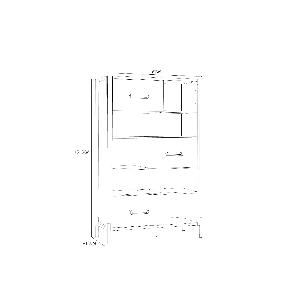 Oriental Tree atvira lentyna su durelėmis