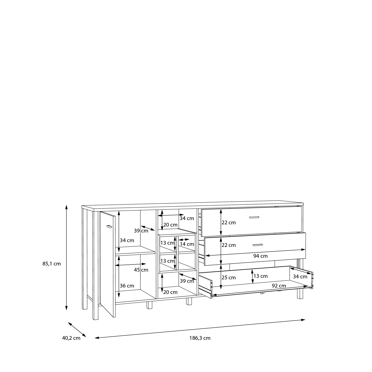 #Lefkadas balta komoda# - #Maxibaldai#