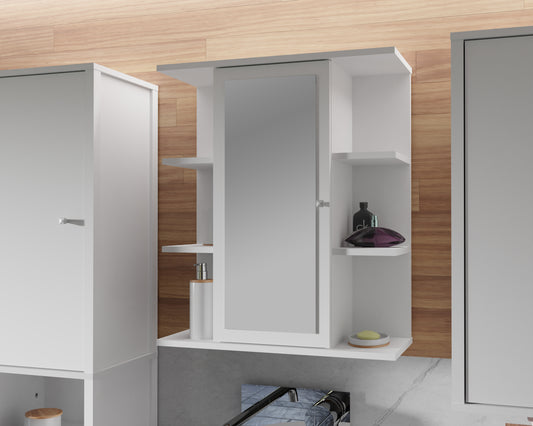 Pakabinama vonios spintelė su veidrodžiu Ipsarion