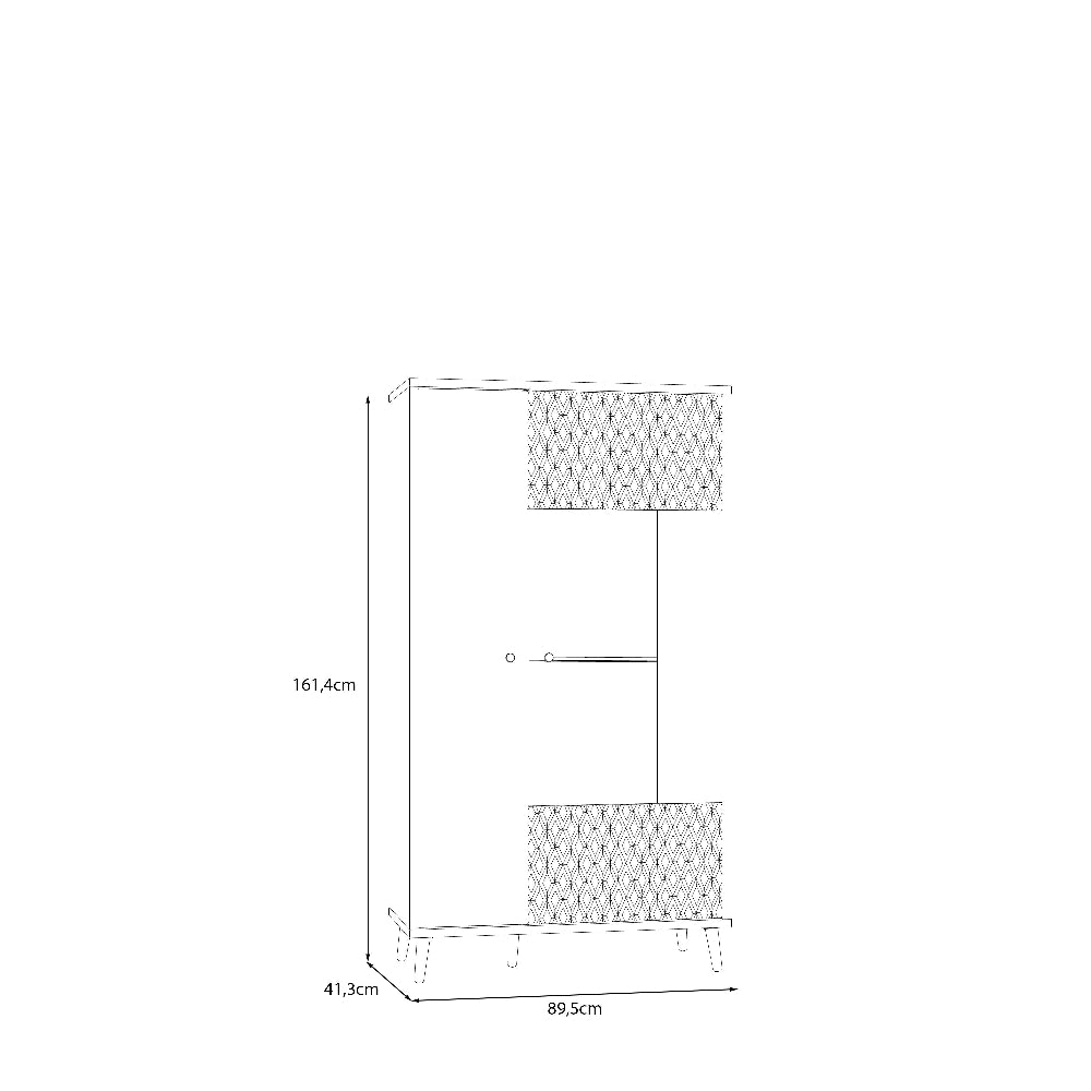 Indauja Aksana baltos ir ąžuolo spalvos