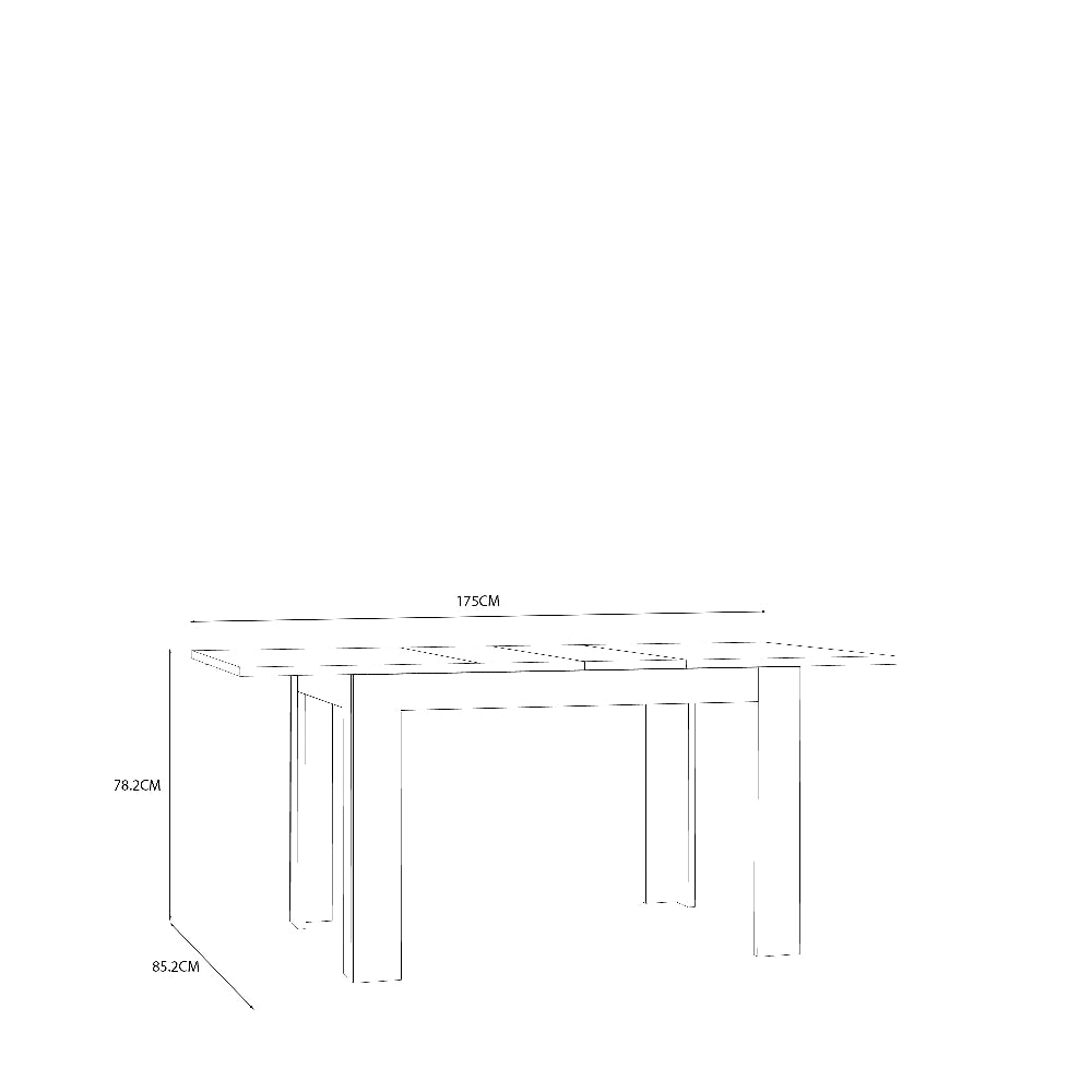 Killarney išskleidžiamas valgomojo stalas