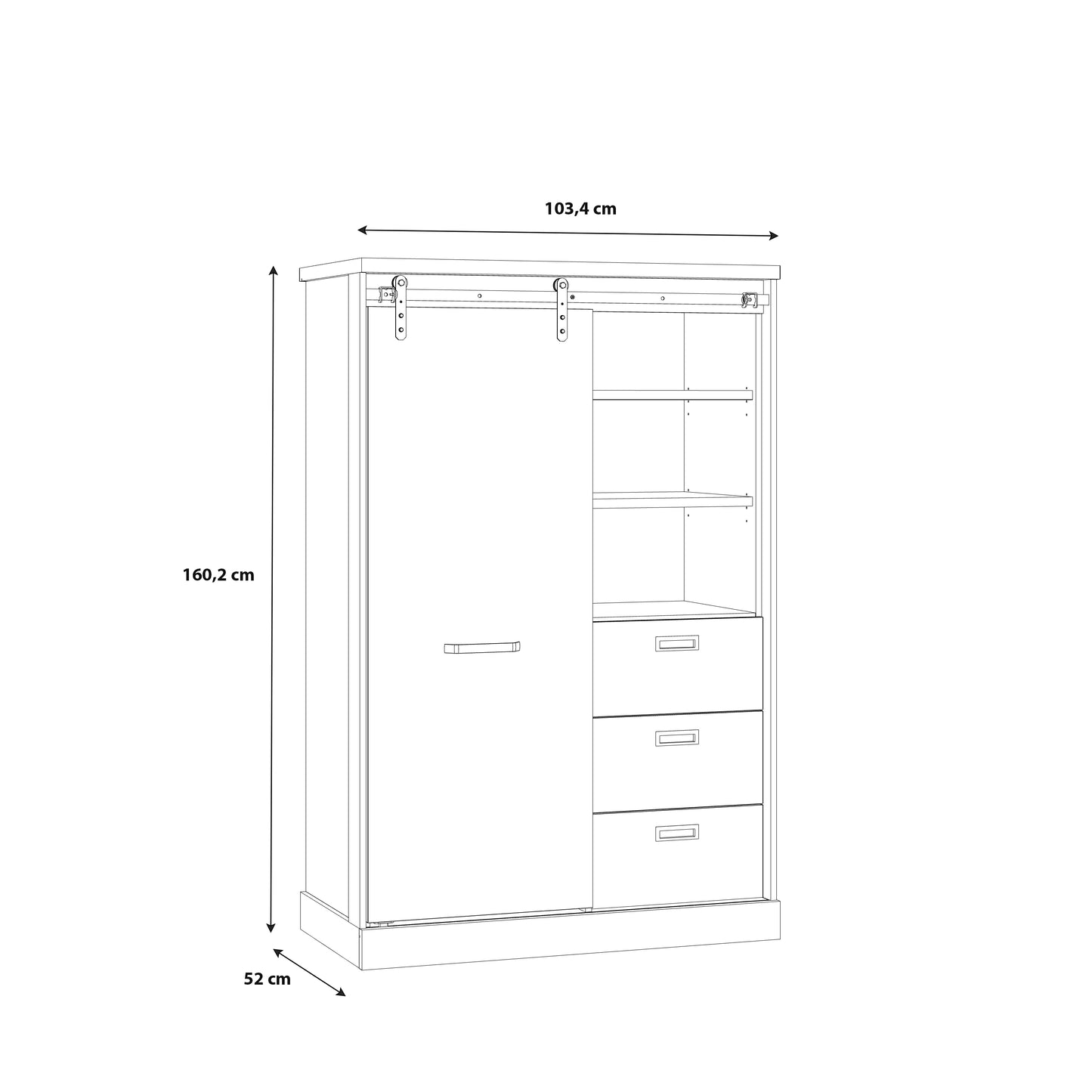 #Lefkadas balta komoda# - #Maxibaldai#