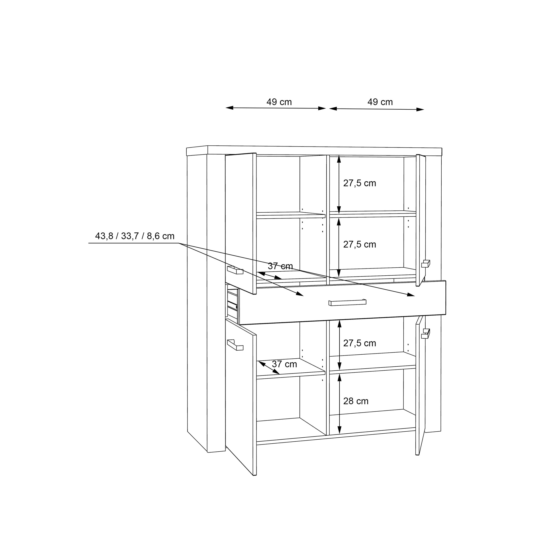 #Lefkadas balta komoda# - #Maxibaldai#