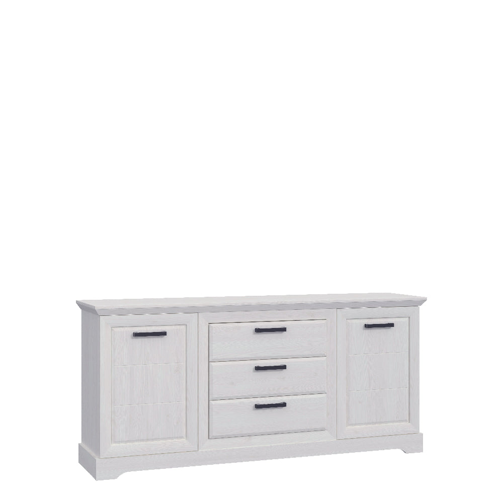 Cortella komoda su 2 durelėmis ir 3 stalčiais