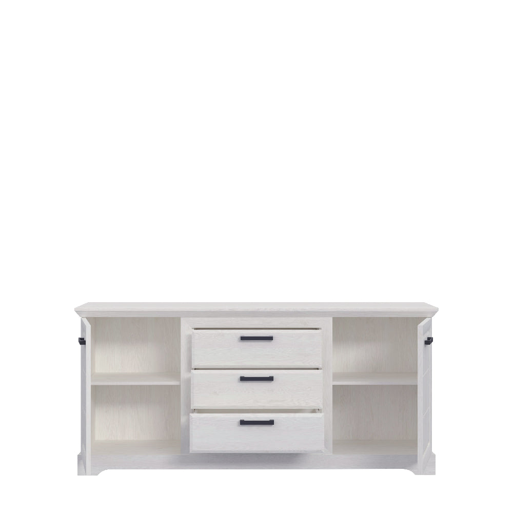 Cortella komoda su 2 durelėmis ir 3 stalčiais