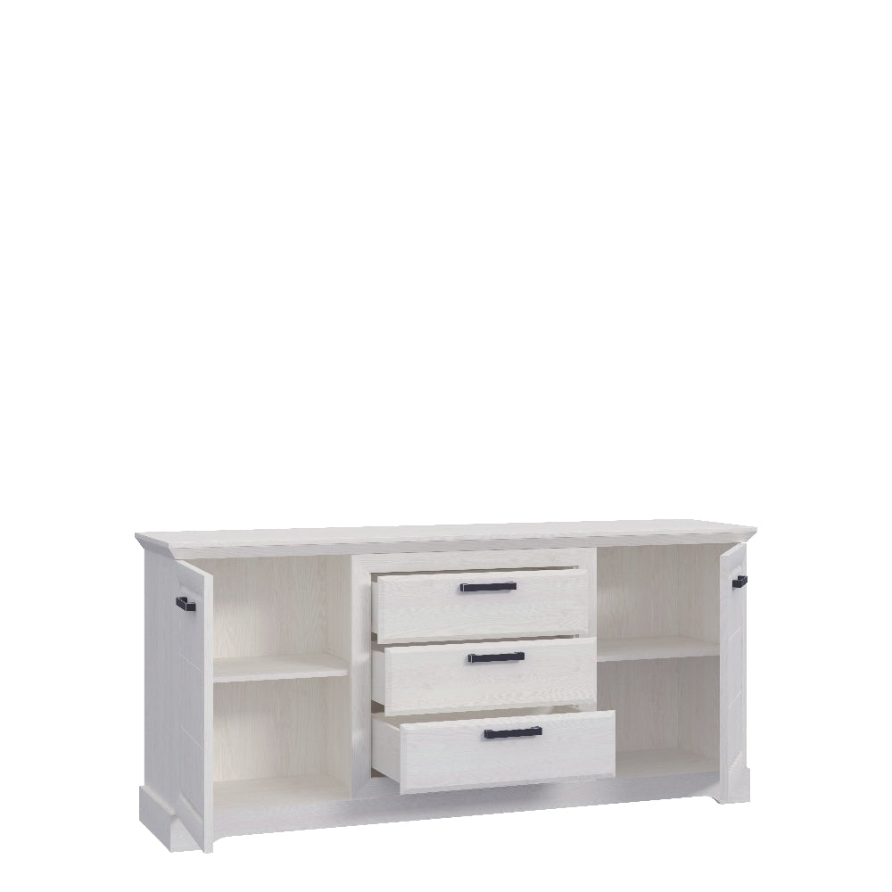 Cortella komoda su 2 durelėmis ir 3 stalčiais