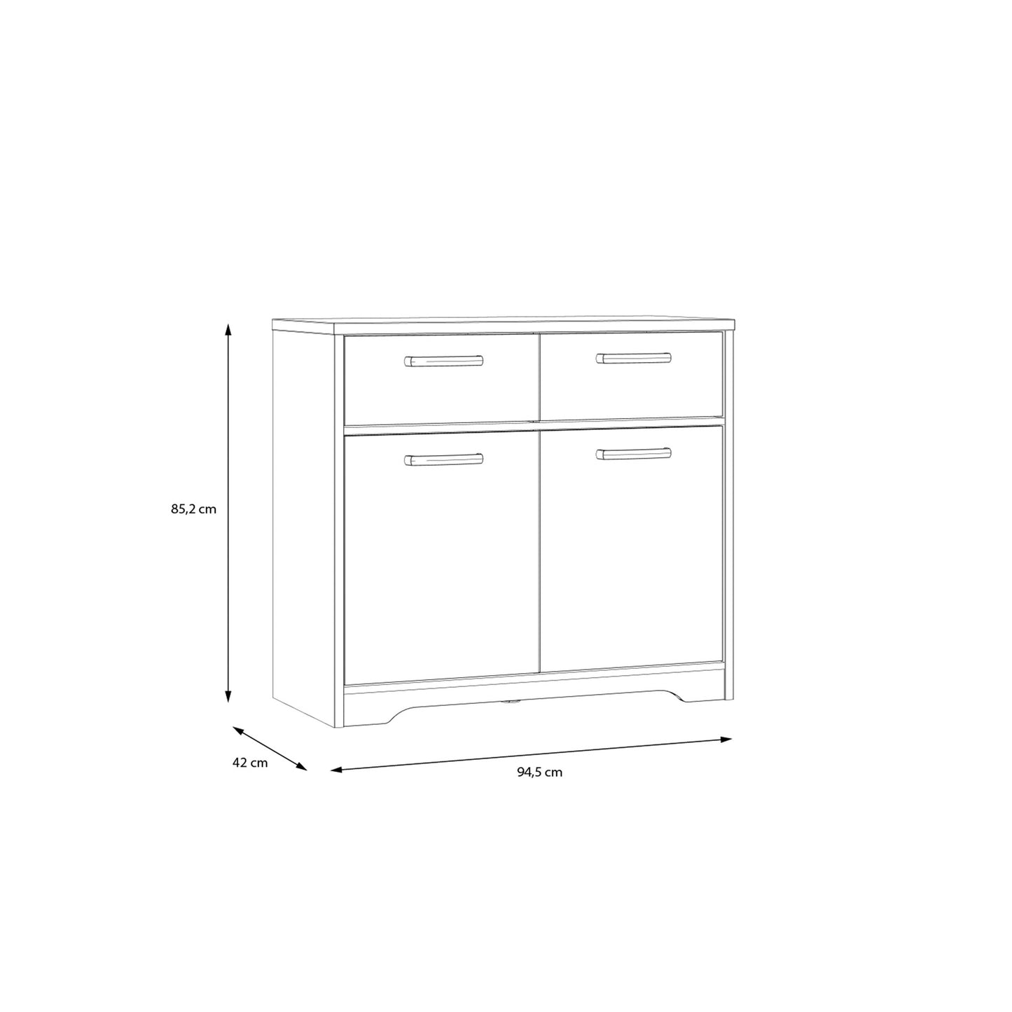 #Lefkadas balta komoda# - #Maxibaldai#