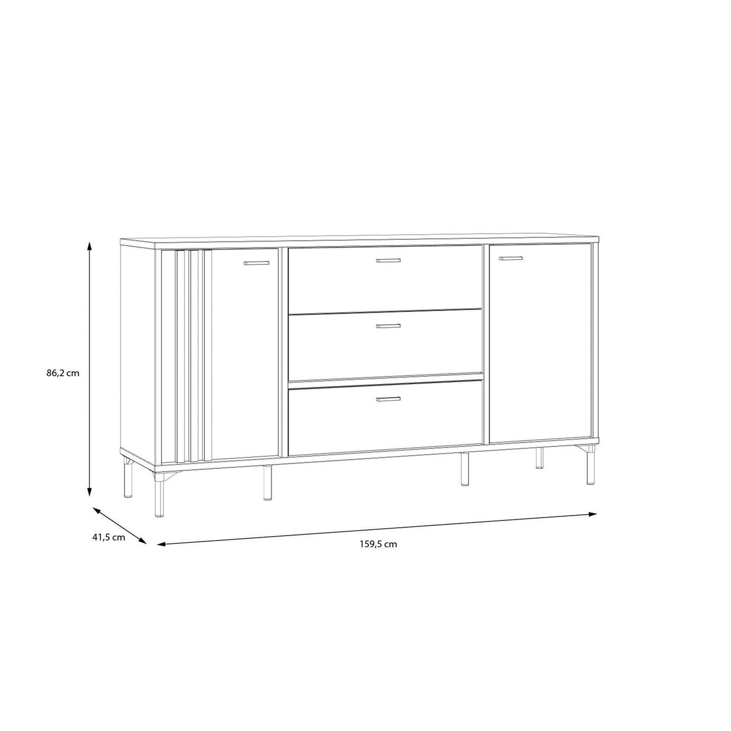 #Lefkadas balta komoda# - #Maxibaldai#