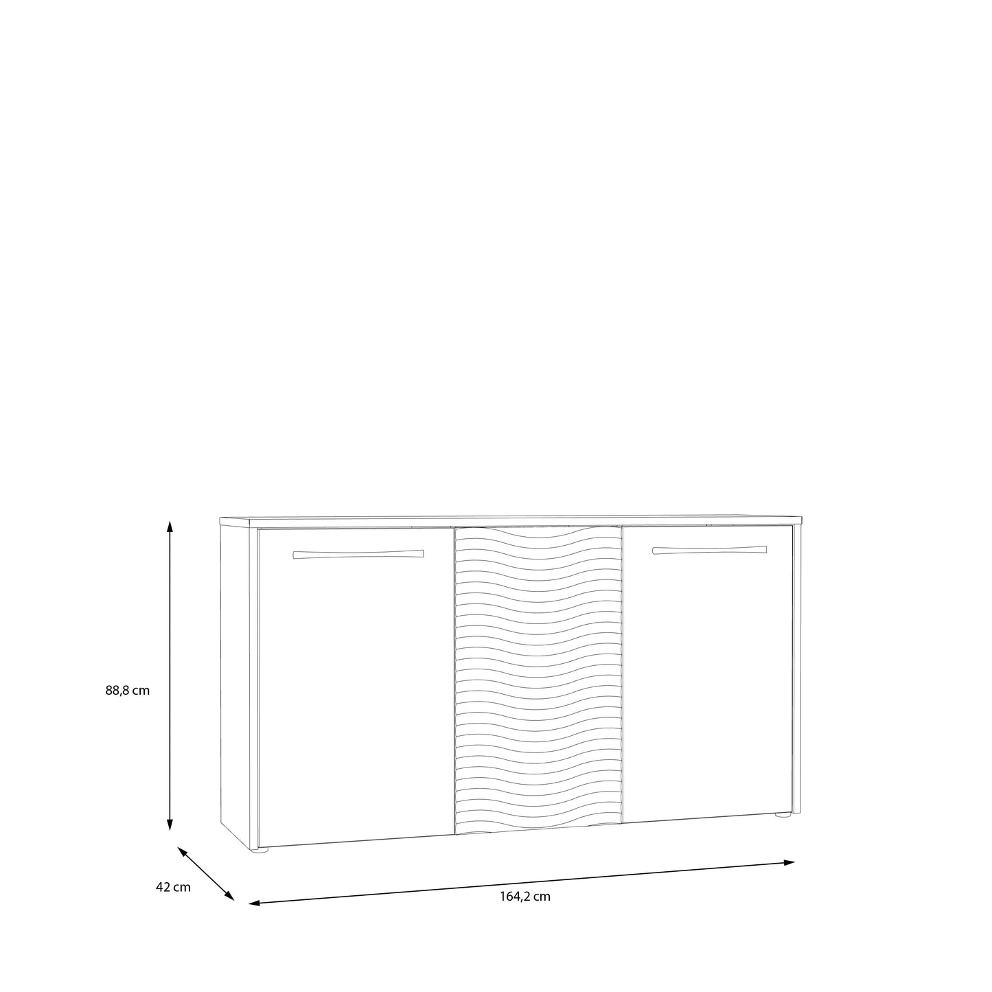 #Lefkadas balta komoda# - #Maxibaldai#