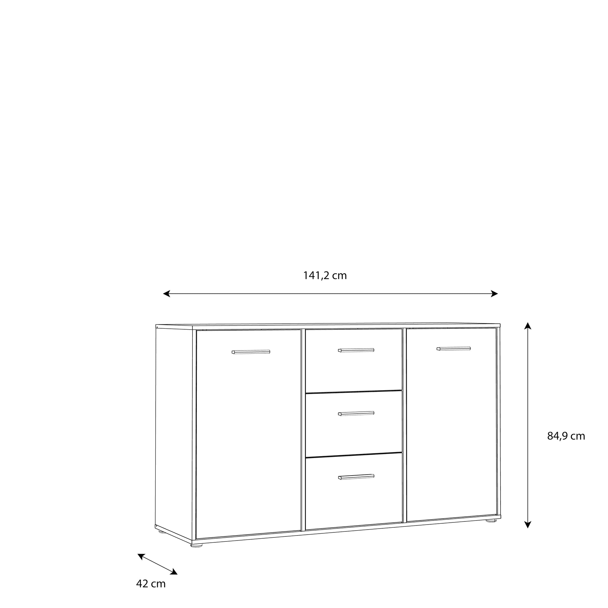 #Lefkadas balta komoda# - #Maxibaldai#