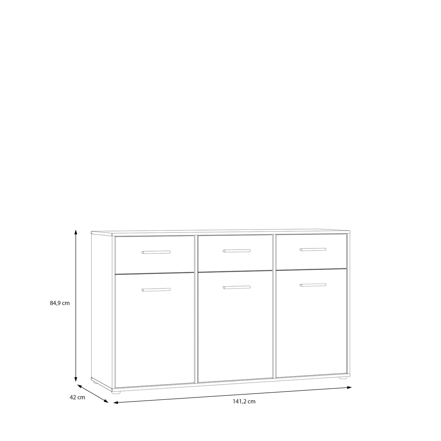 #Lefkadas balta komoda# - #Maxibaldai#