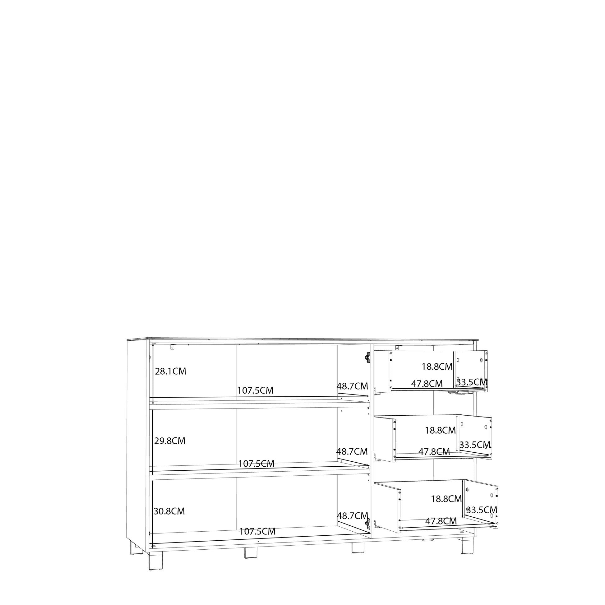 #Lefkadas balta komoda# - #Maxibaldai#