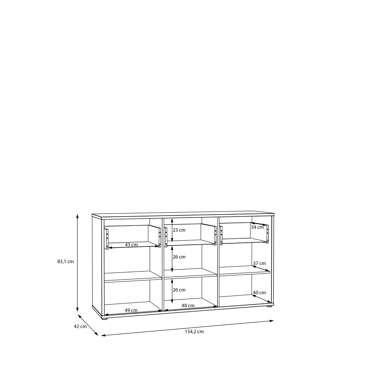 #Lefkadas balta komoda# - #Maxibaldai#