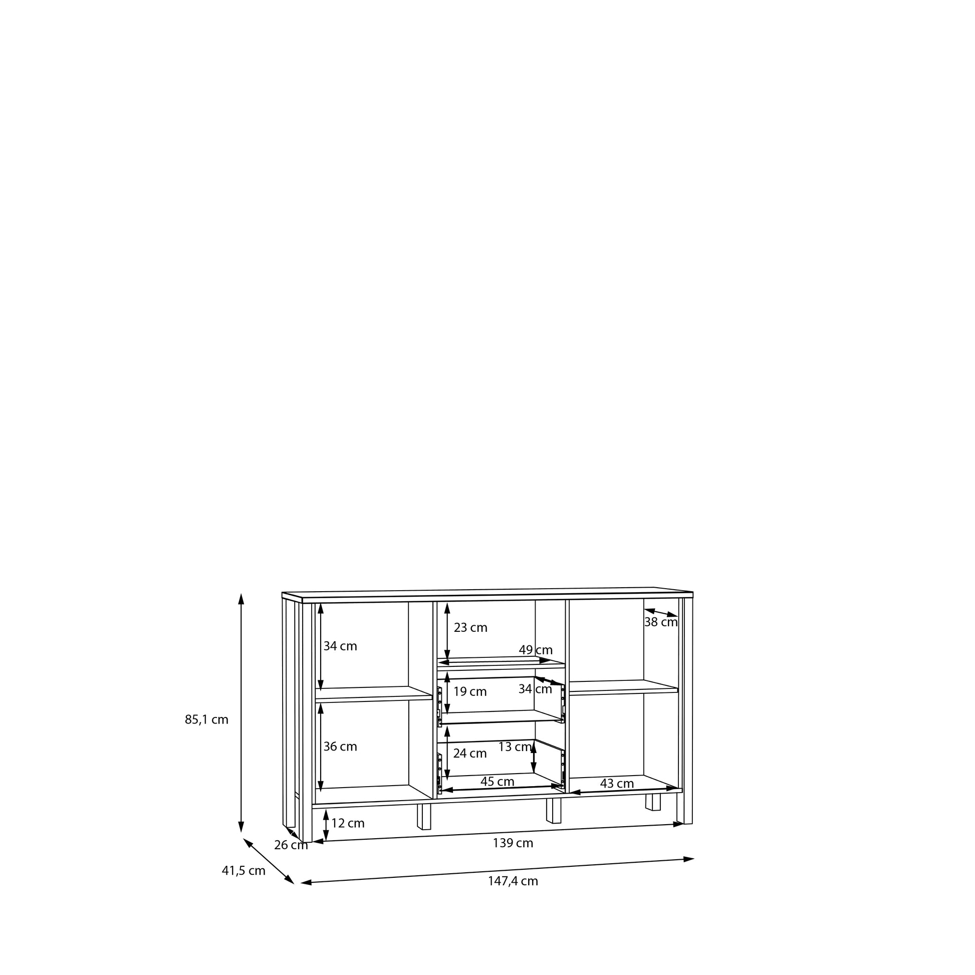 #Lefkadas balta komoda# - #Maxibaldai#