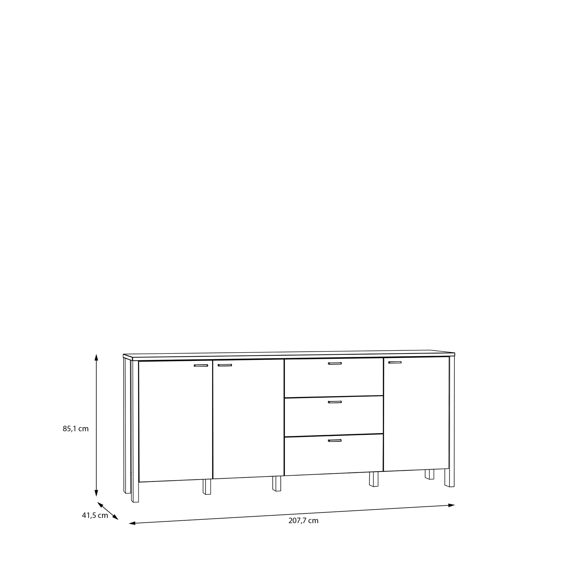 #Lefkadas balta komoda# - #Maxibaldai#