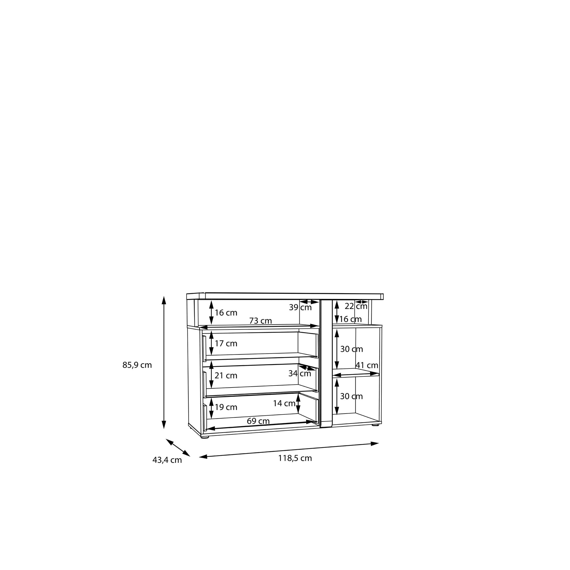 #Lefkadas balta komoda# - #Maxibaldai#