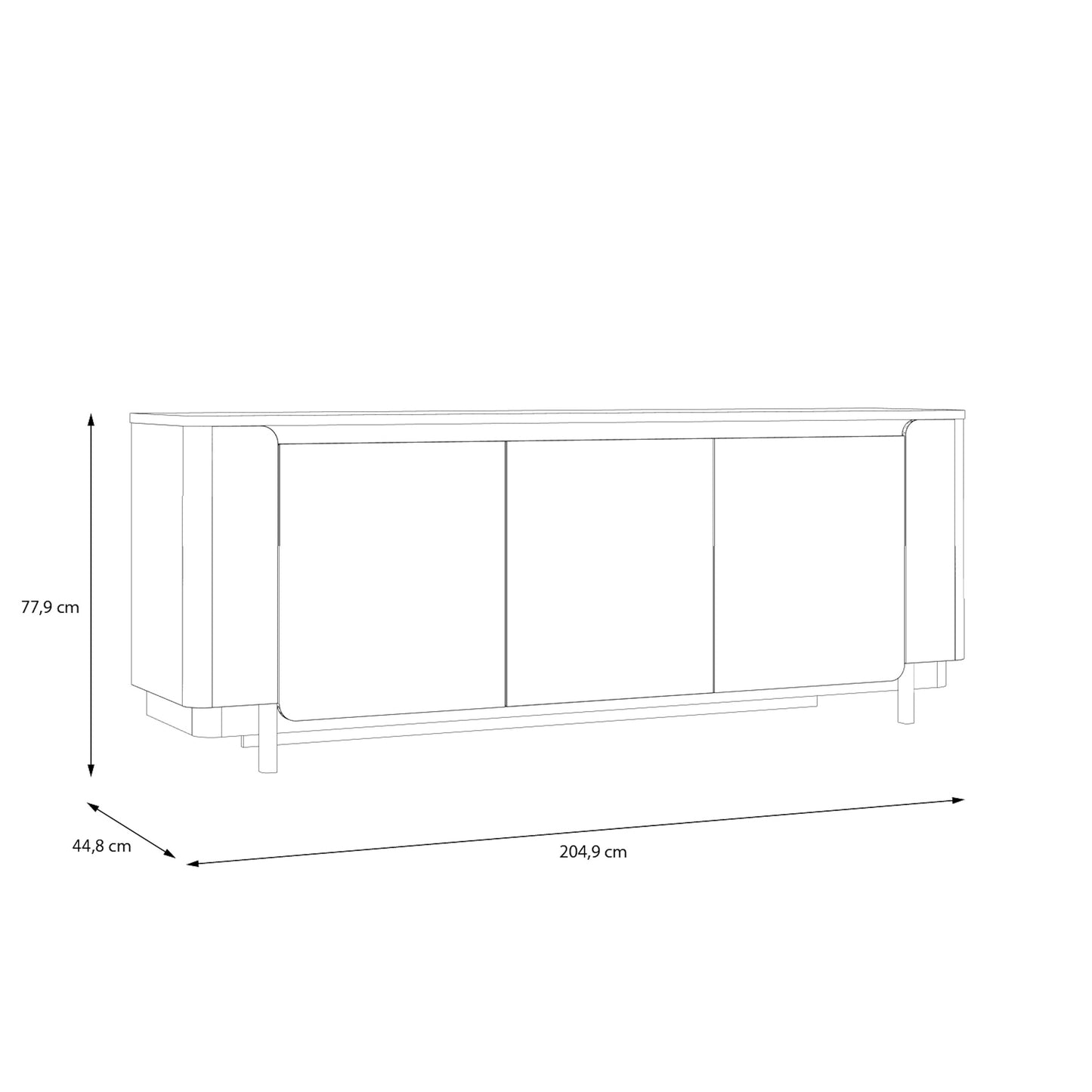 #Lefkadas balta komoda# - #Maxibaldai#