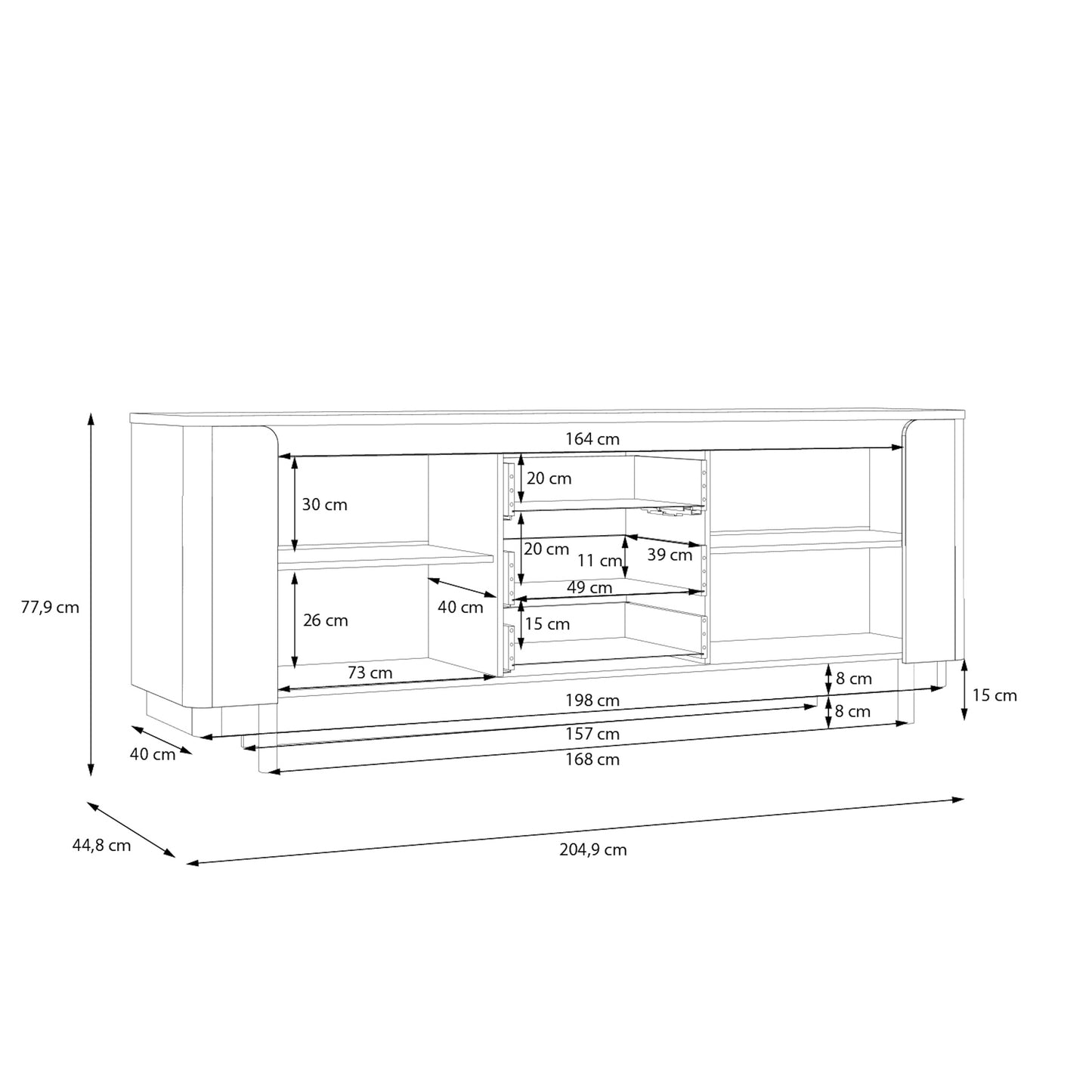 #Lefkadas balta komoda# - #Maxibaldai#