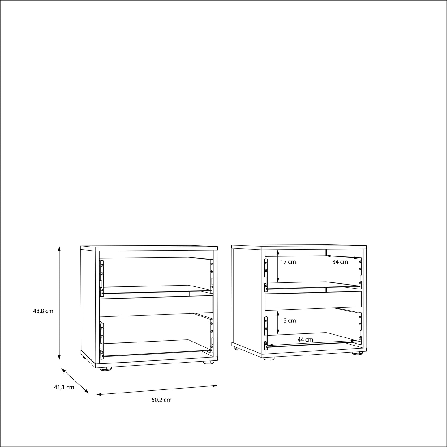 Lenybelardo naktinės spintelės