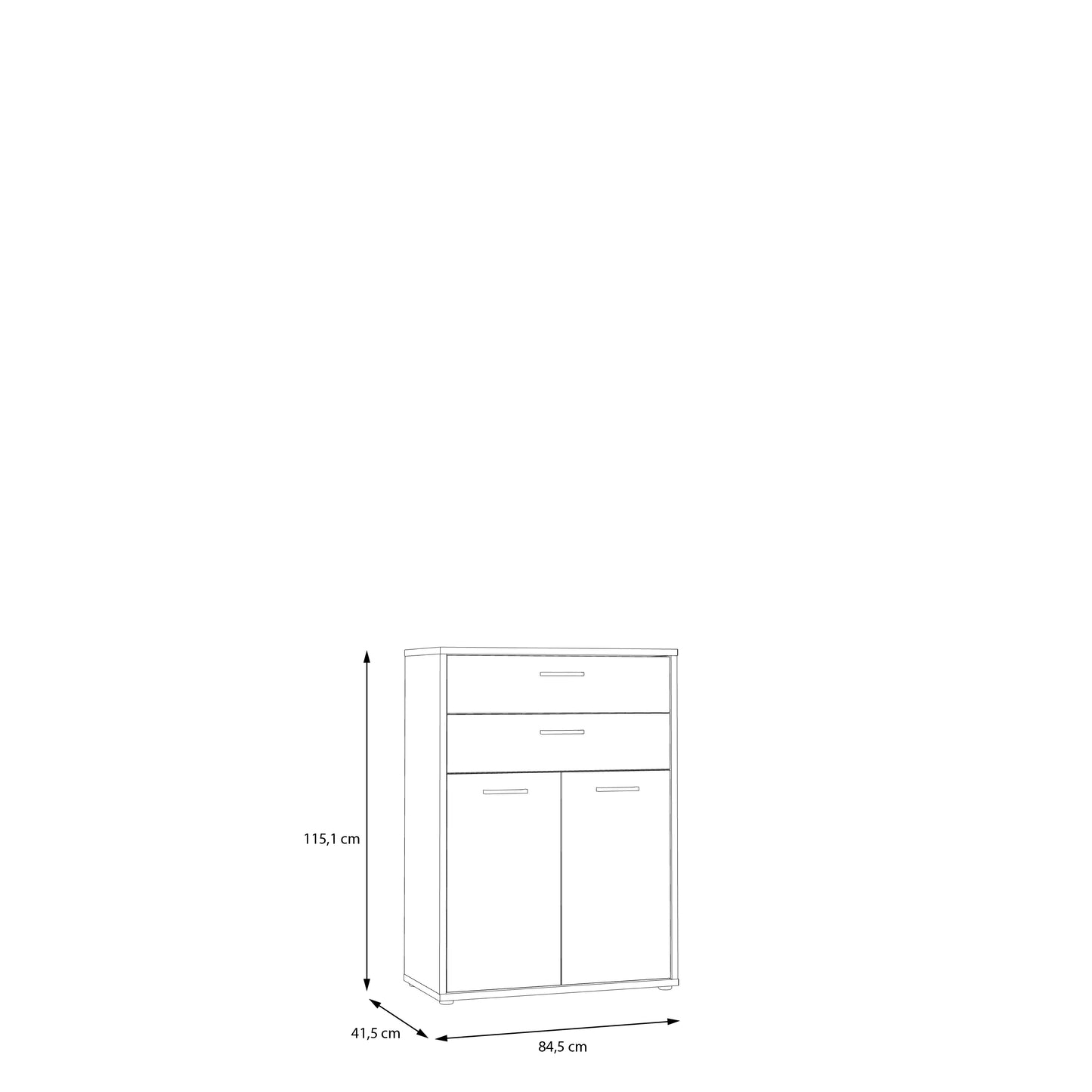 #Lefkadas balta komoda# - #Maxibaldai#