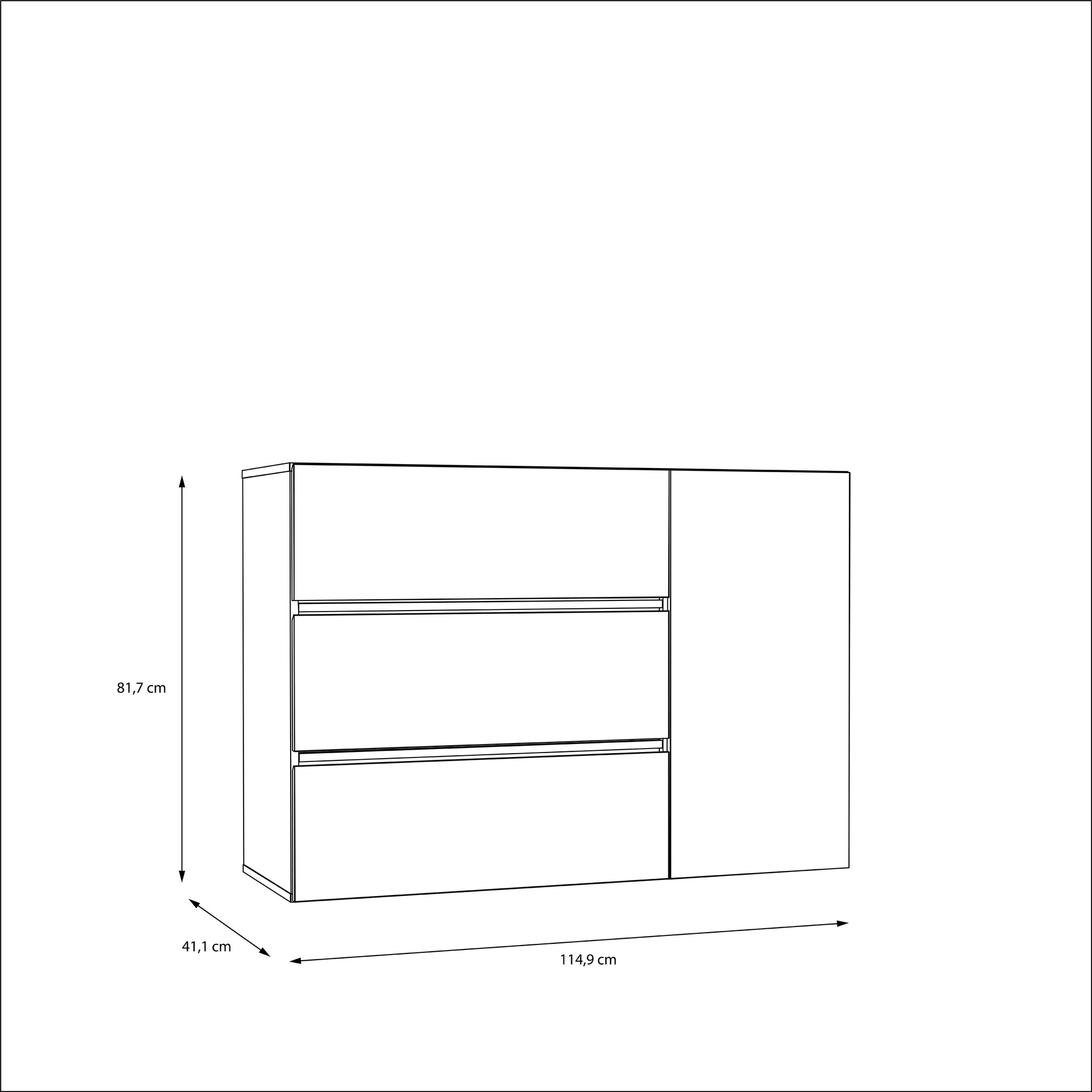 #Lefkadas balta komoda# - #Maxibaldai#