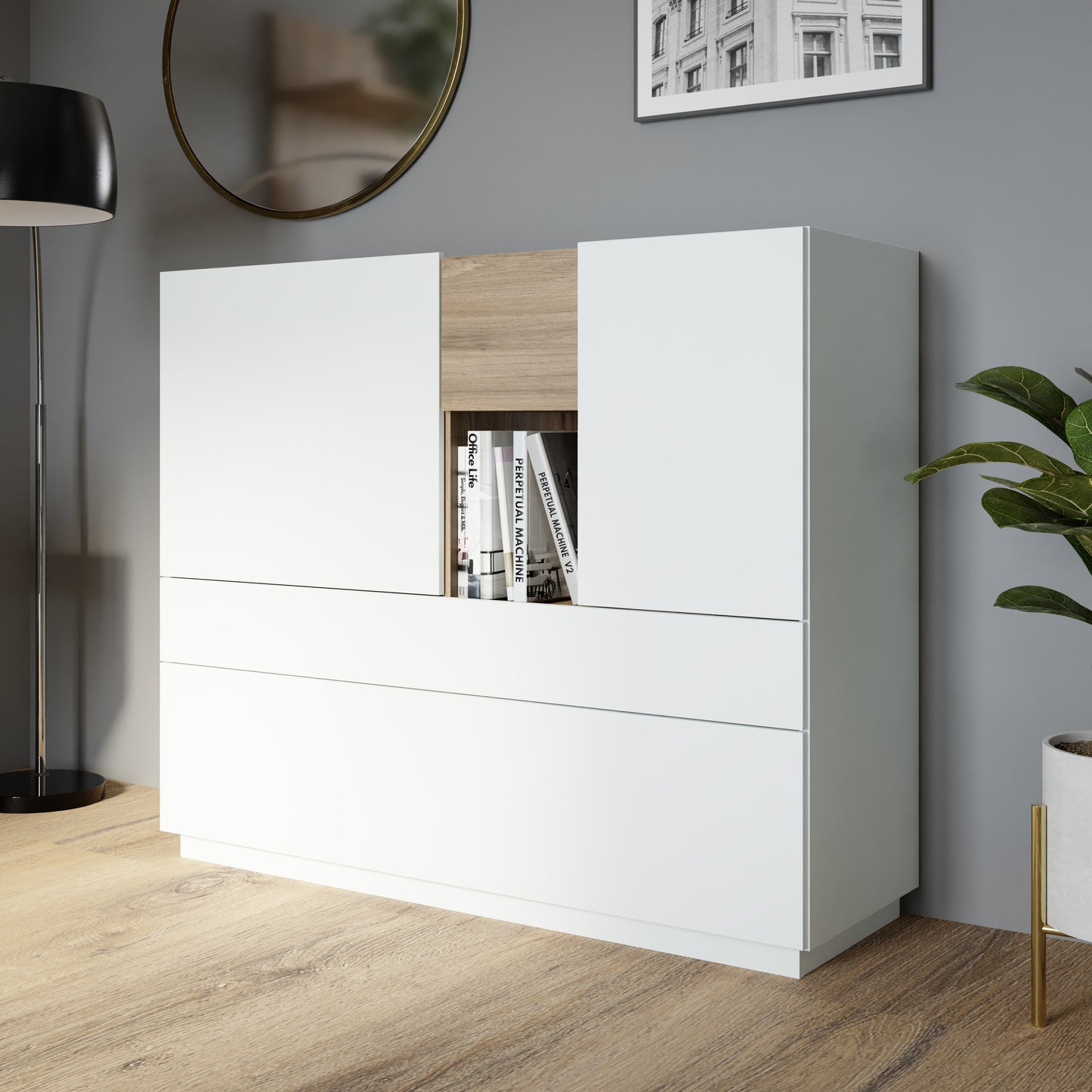 #Lefkadas balta komoda# - #Maxibaldai#