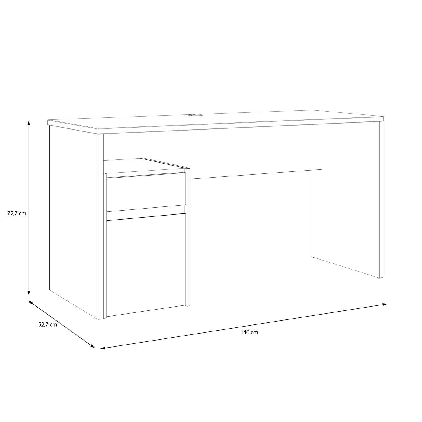 Rašomasis stalas MDUB112-C827