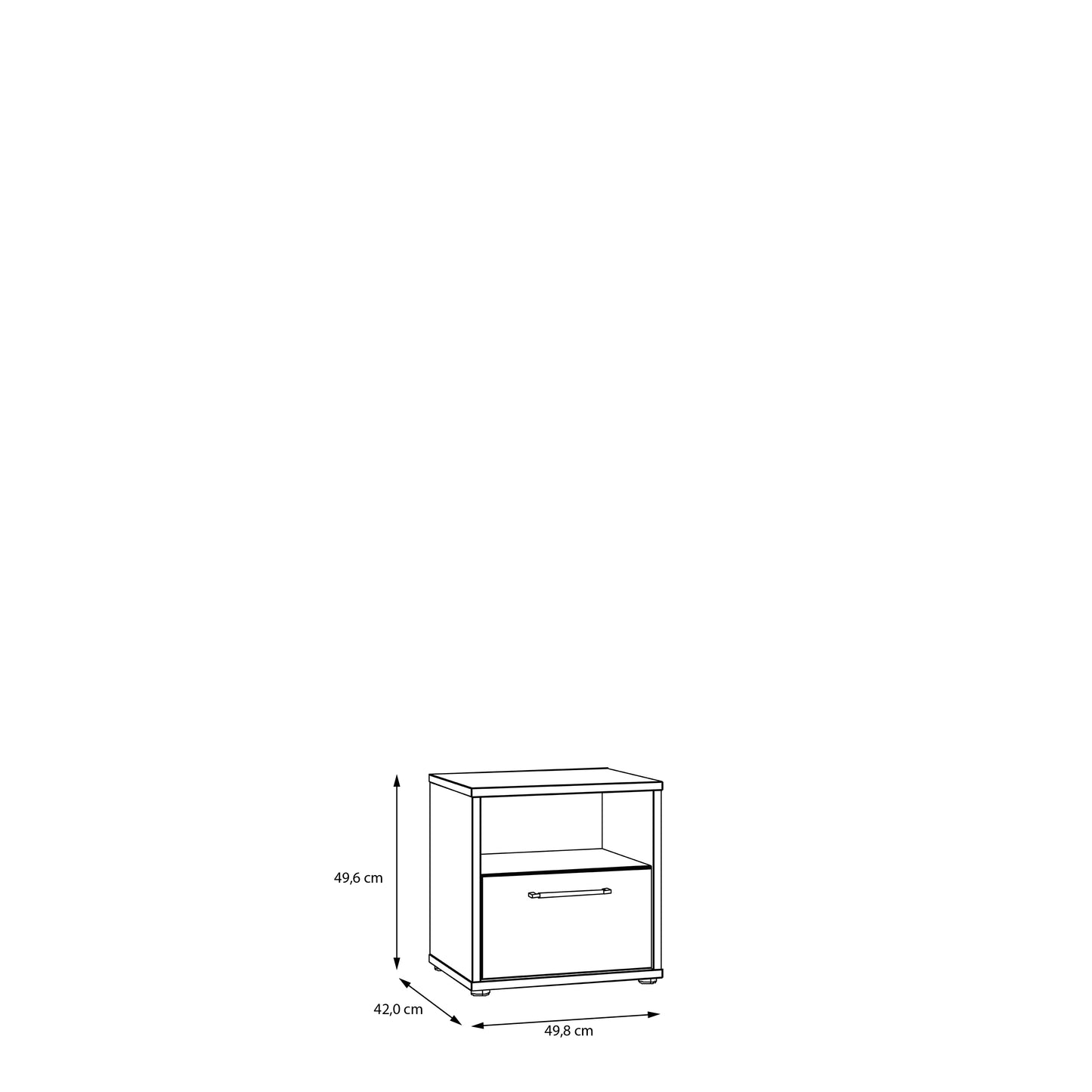 Naktinė spintelė PITTSFIELD