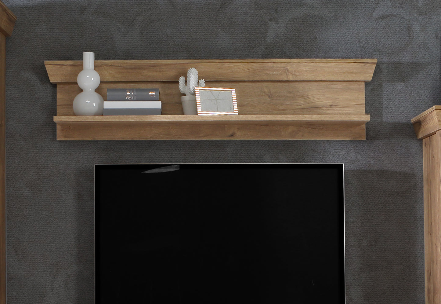 Kalikst pakabinama lentyna, medžio spalvos