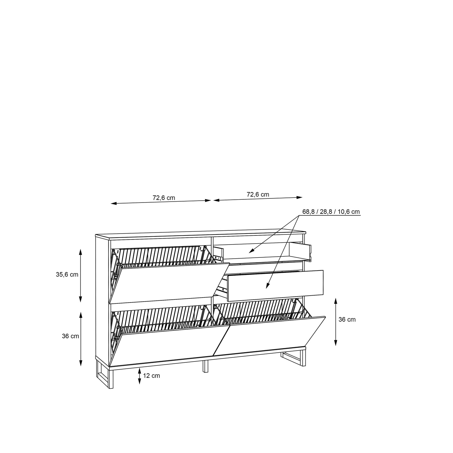 Batų spintelė Quayle UG