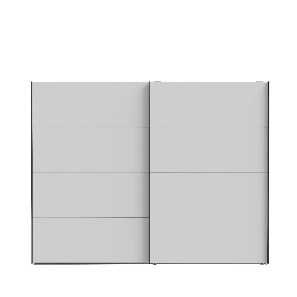 Nektarius stumdomų durų spinta šviesiai pilkos spalvos