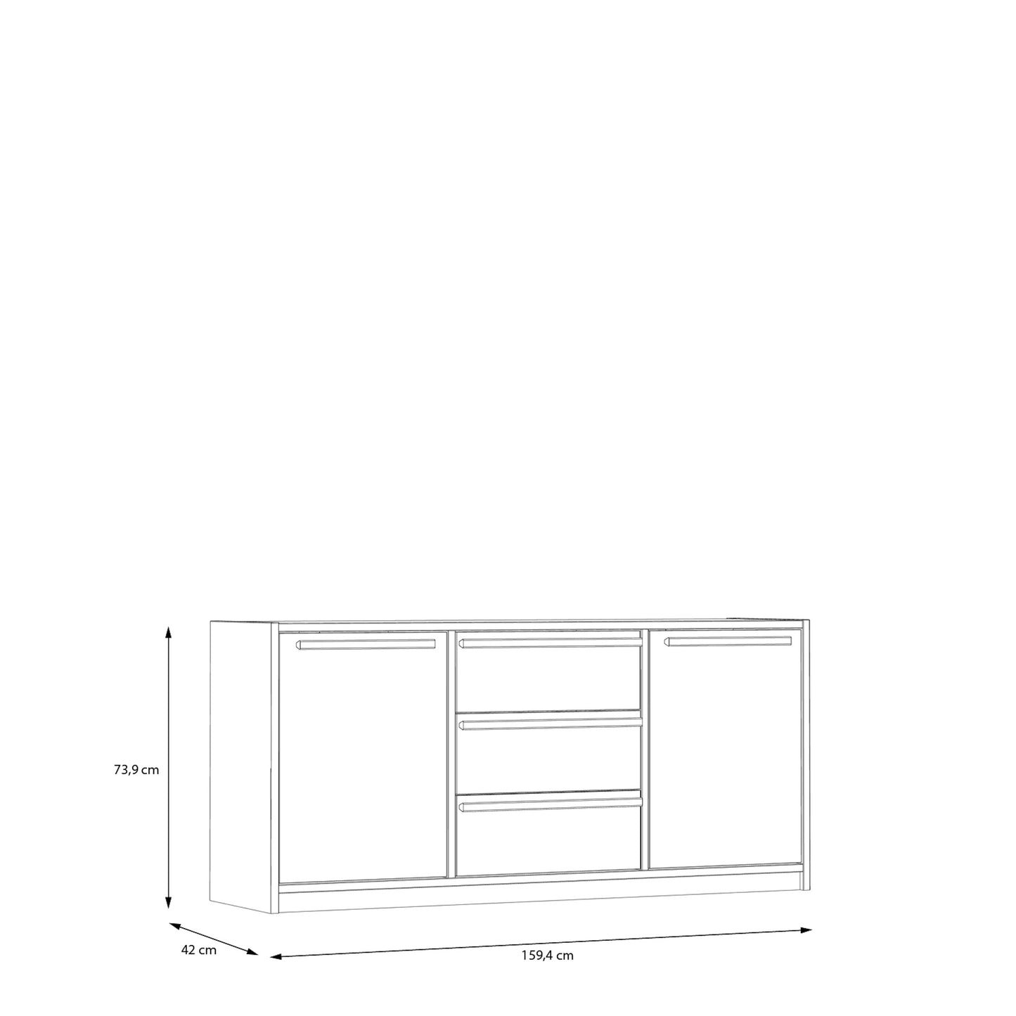 #Lefkadas balta komoda# - #Maxibaldai#