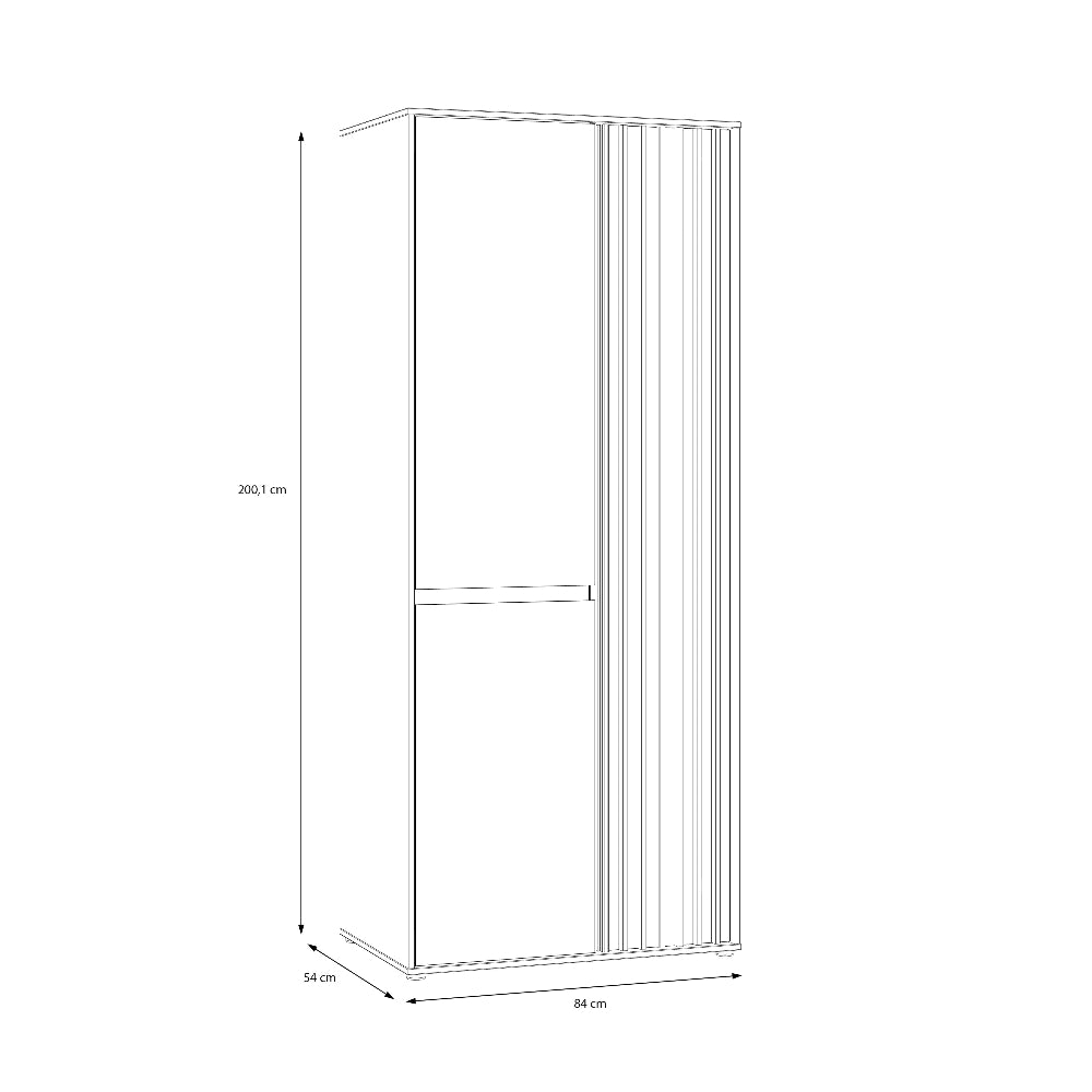 Eliston spinta smėlio ir medžio spalvos
