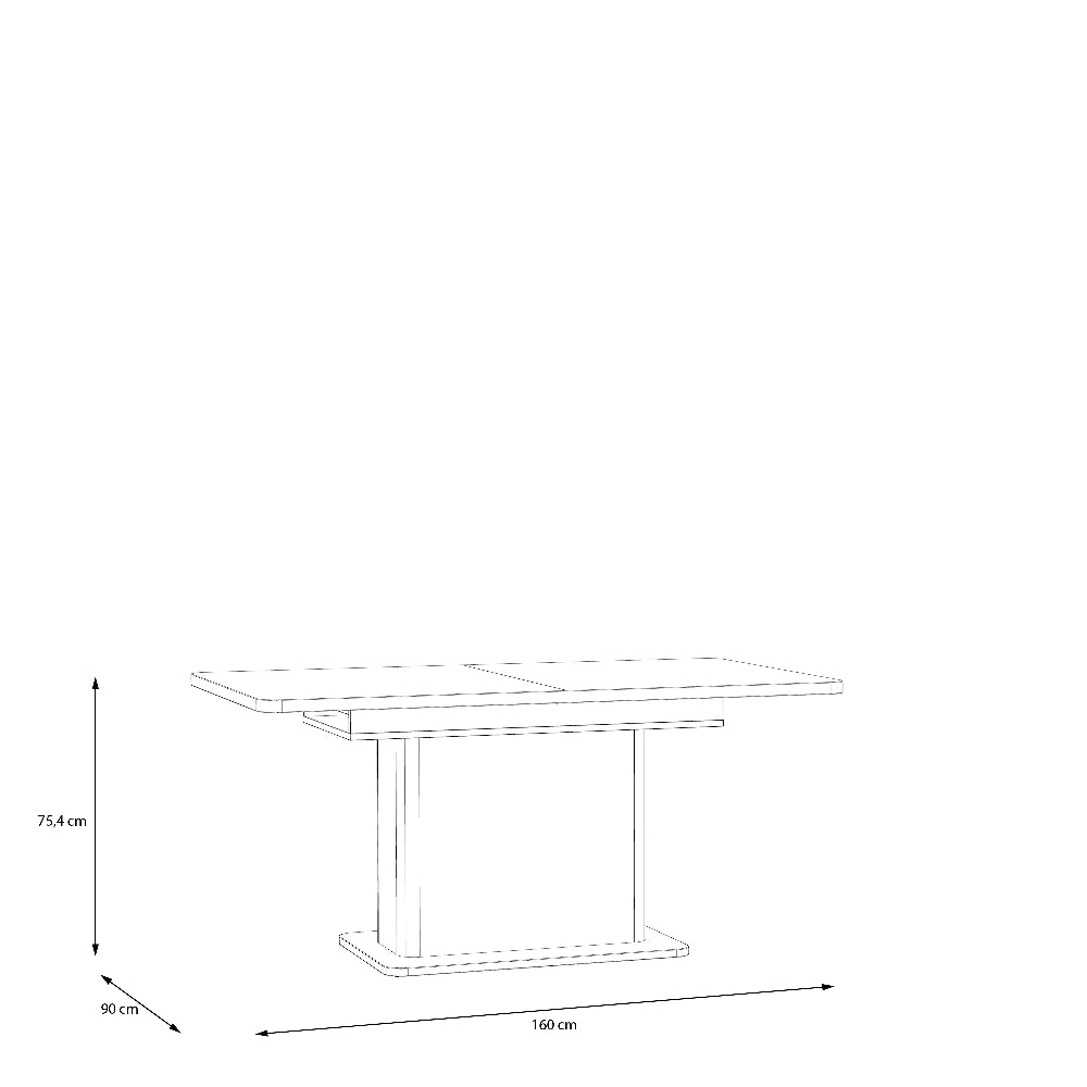 Wardiol išskleidžiamas pietų stalas